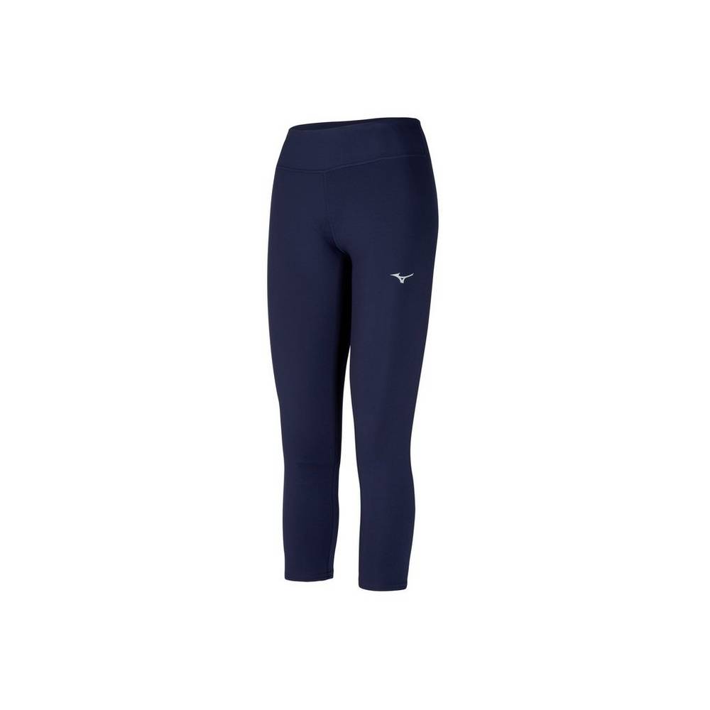 Mizuno 3/4 Length Női Leggings Sötétkék GQR246103